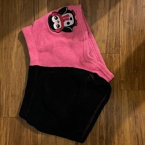 Justice size 10 cozy penguin pajama shorts
